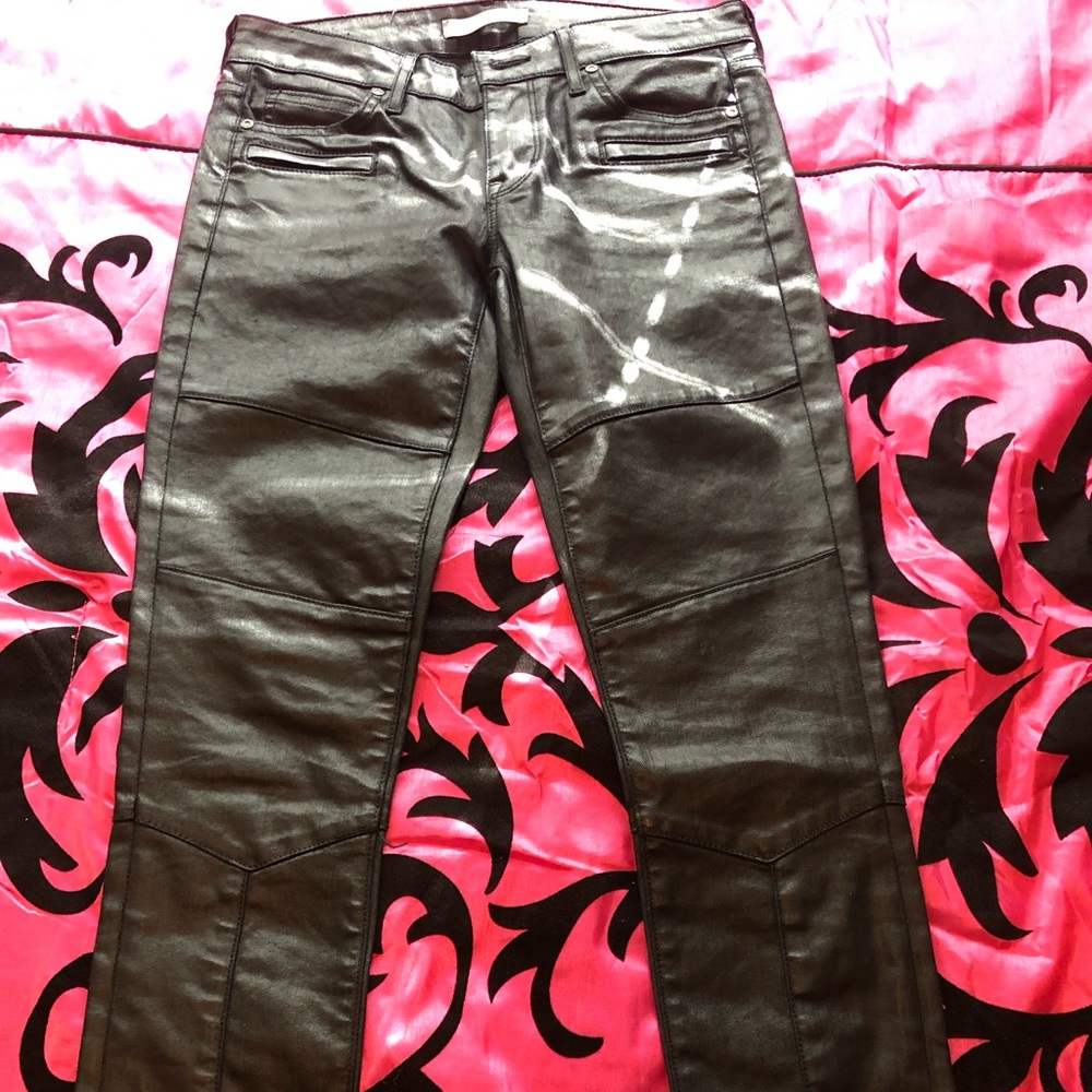 Black “Rich and skinny” coated jeans size 26